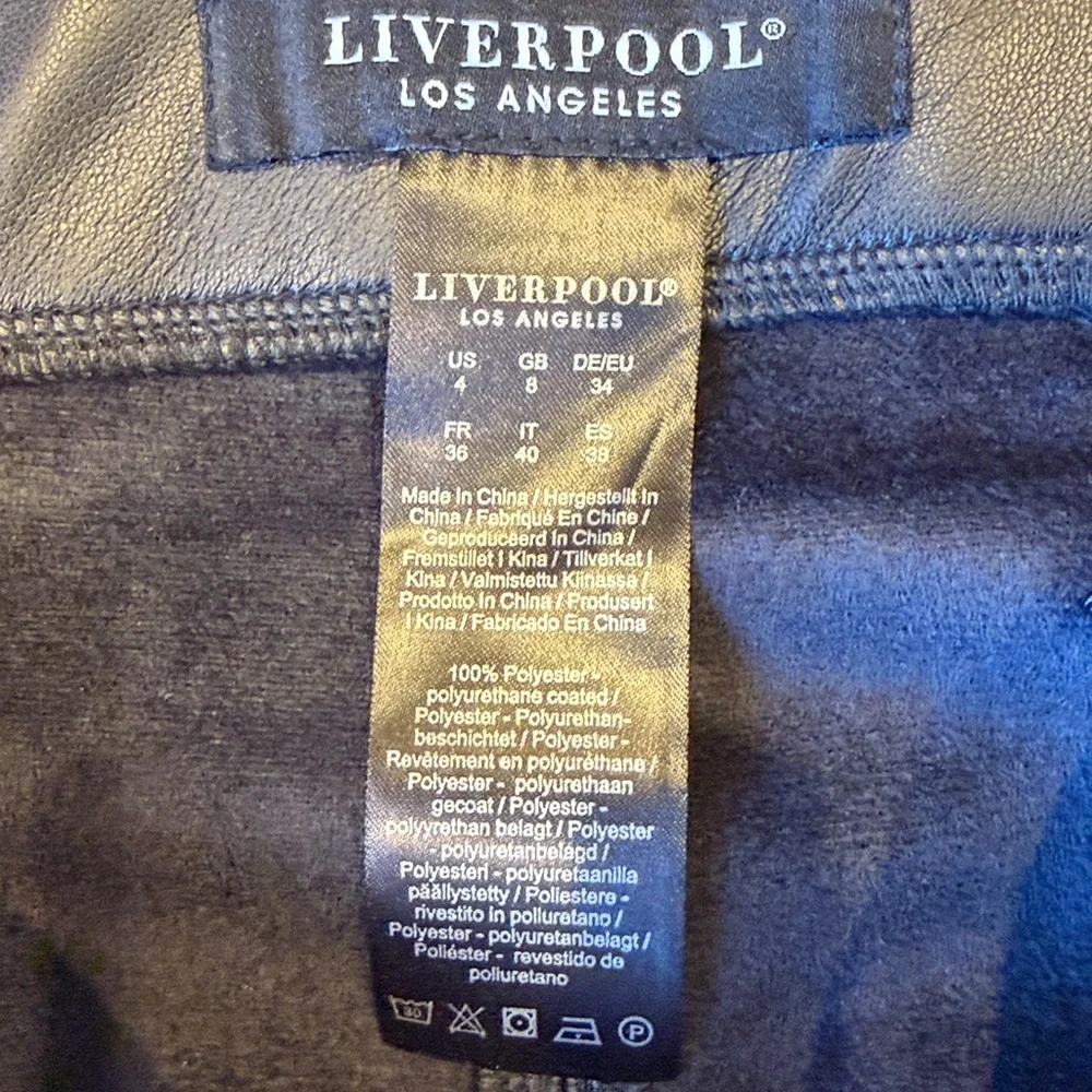 Liverpool Black Pencil Skirt